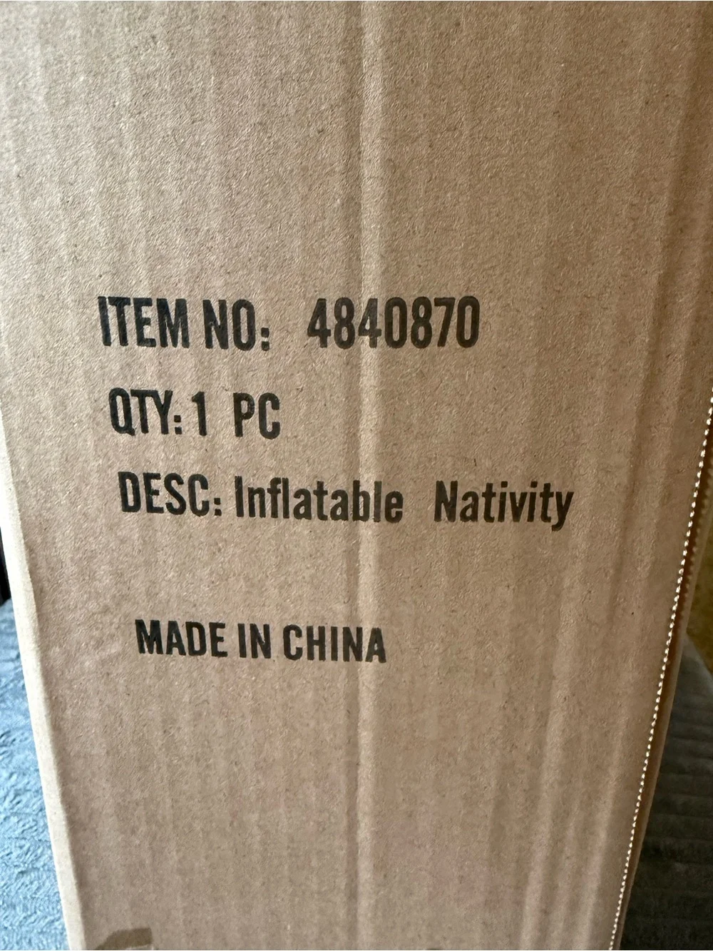 Inflatable Nativity Scene Christmas Decoration - Multicolor 7ft Outdoor